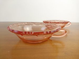 vintage pinkglass bowl feminine 1